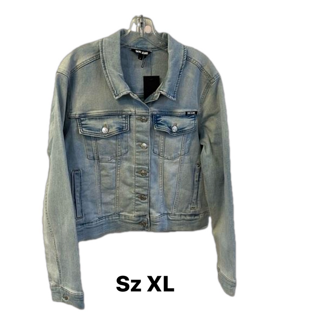 New DKNY lightwash denim Jacket NWT Sz XL